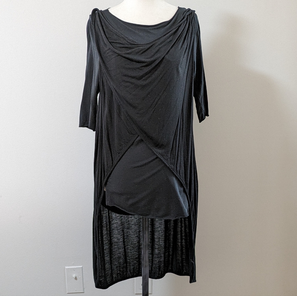 Umasan Cross-Over Layered Shirt